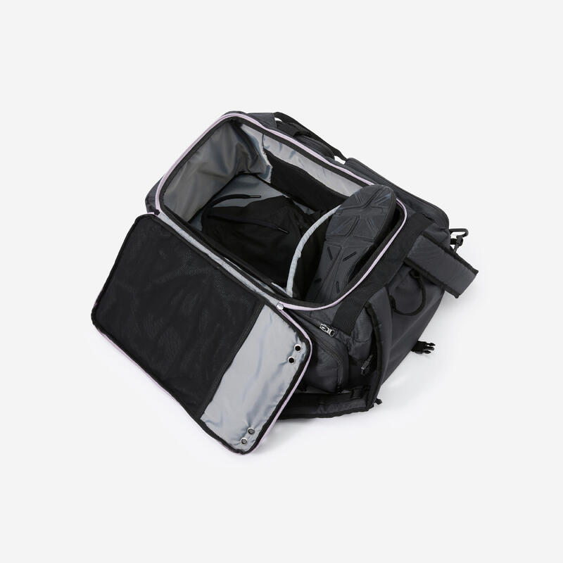 Sac de musculation et cross training 50 L avec poche isotherme, noir