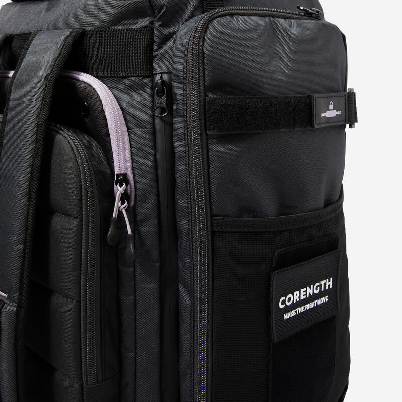 Sac de musculation et cross training 50 L avec poche isotherme, noir