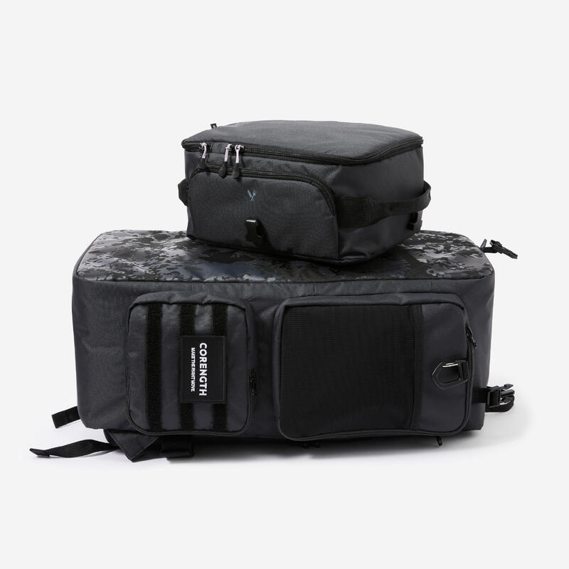 Sac de musculation et cross training 50 L avec poche isotherme, noir