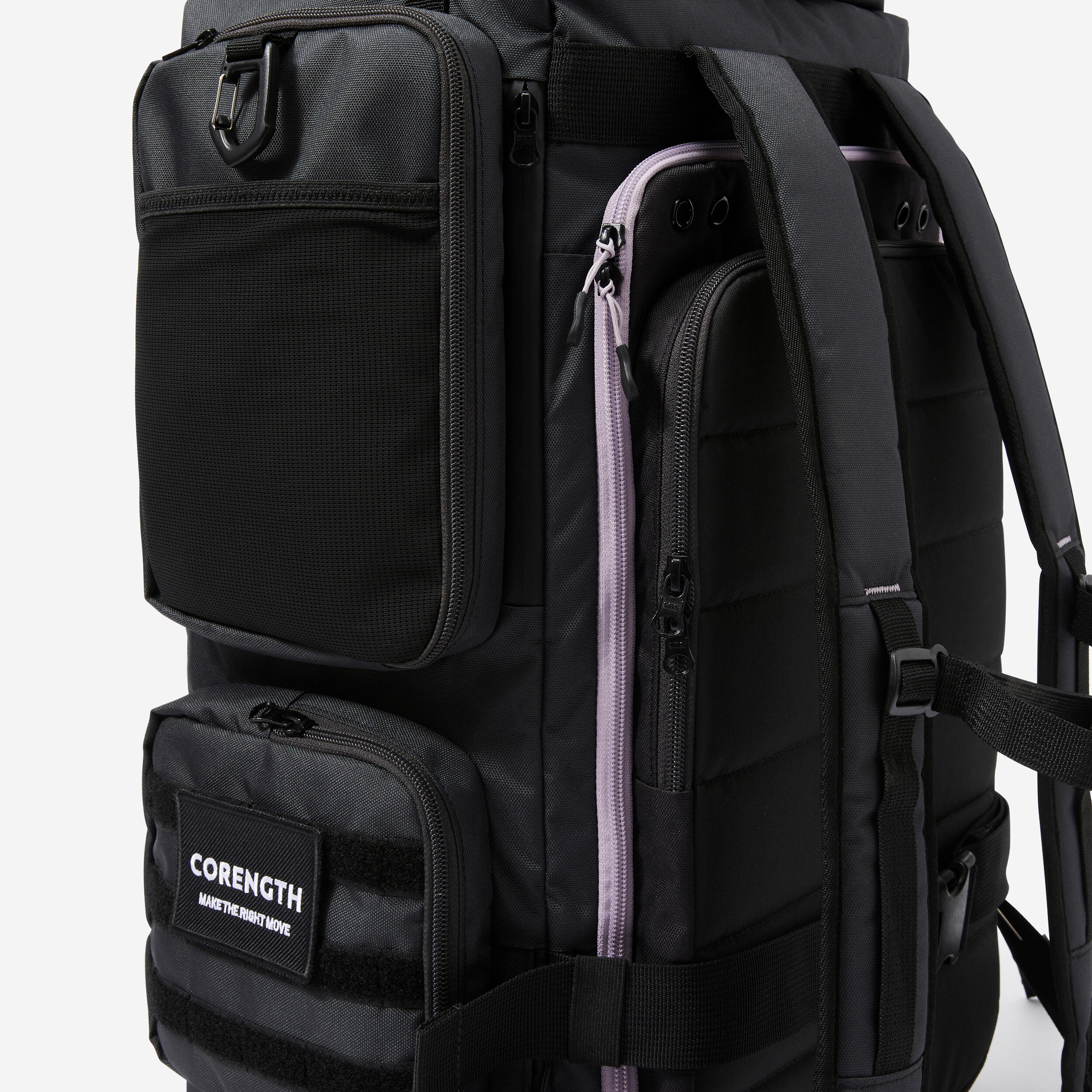 Sac de musculation et cross training 50 L avec poche isotherme - noir - CORENGTH