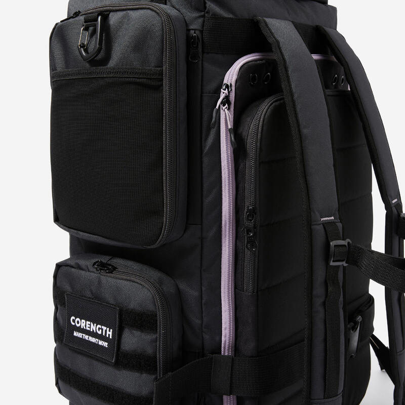 Sac de musculation et cross training 50 L avec poche isotherme, noir