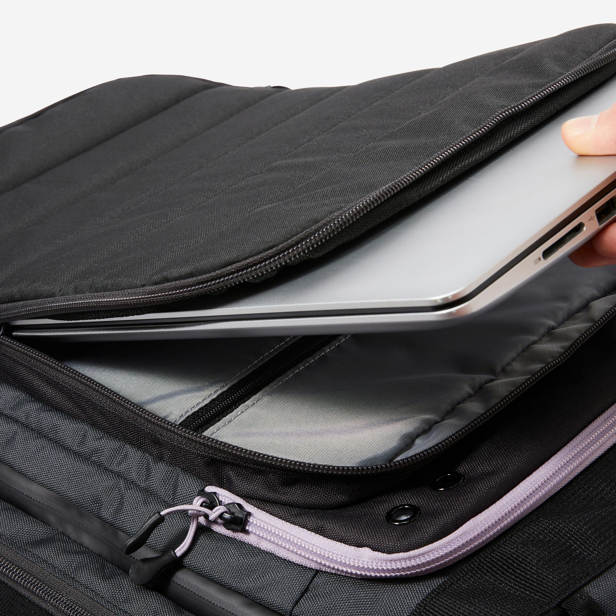 Saco de Musculação e Cross Training 50 L com Bolsa Isotérmica Preto 8/11