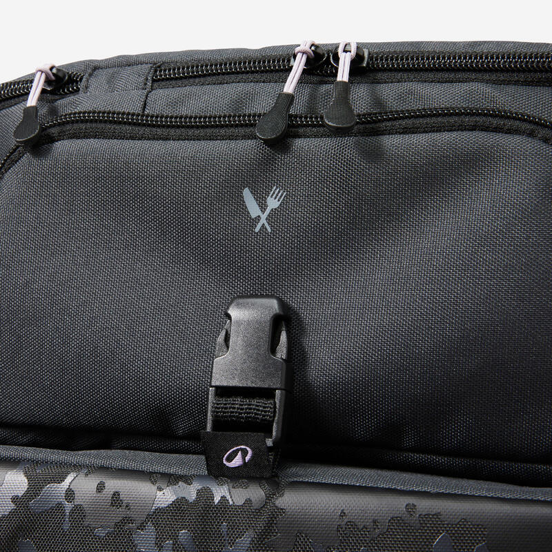 Sac de musculation et cross training 50 L avec poche isotherme, noir