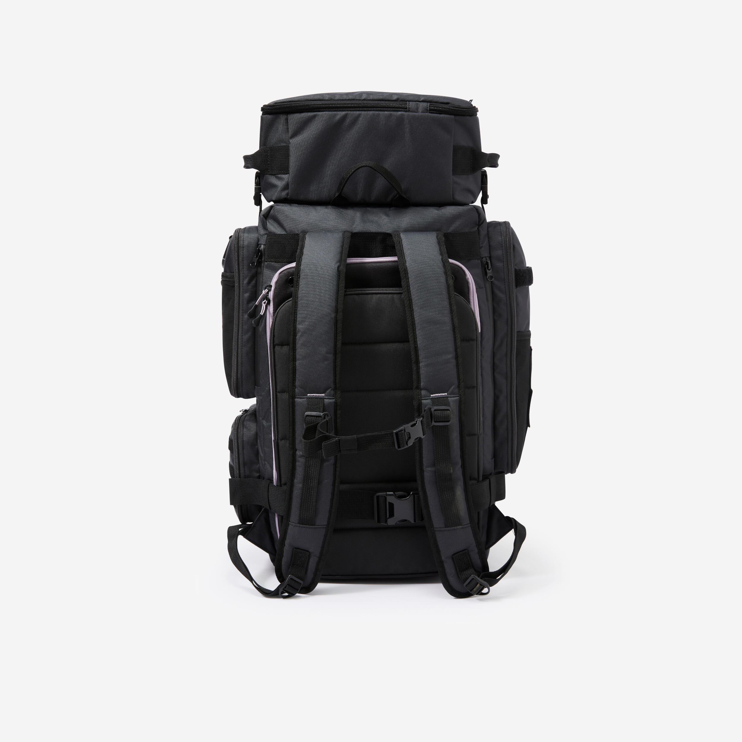 Saco de Musculação e Cross Training 50 L com Bolsa Isotérmica Preto 4/11