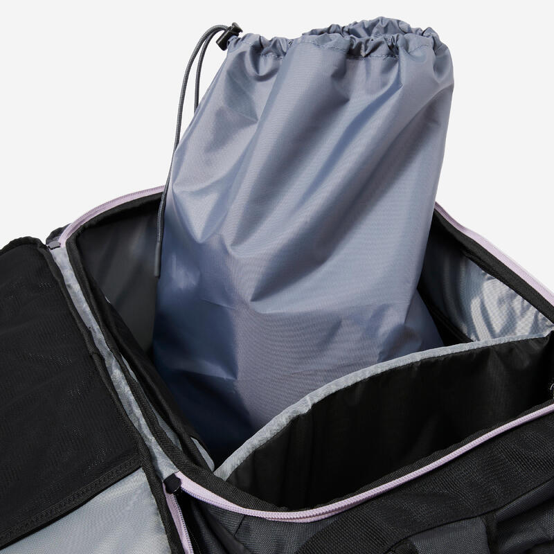 Sac de musculation et cross training 50 L avec poche isotherme, noir