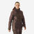 VESTE FEMME IMPERMÉABLE RESISTANTE 500 MARRON