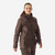 VESTE FEMME IMPERMÉABLE RESISTANTE 500 MARRON