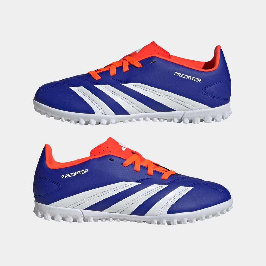 Kinder Fussball Multinockenschuhe Turf - ADIDAS Predator Club blau