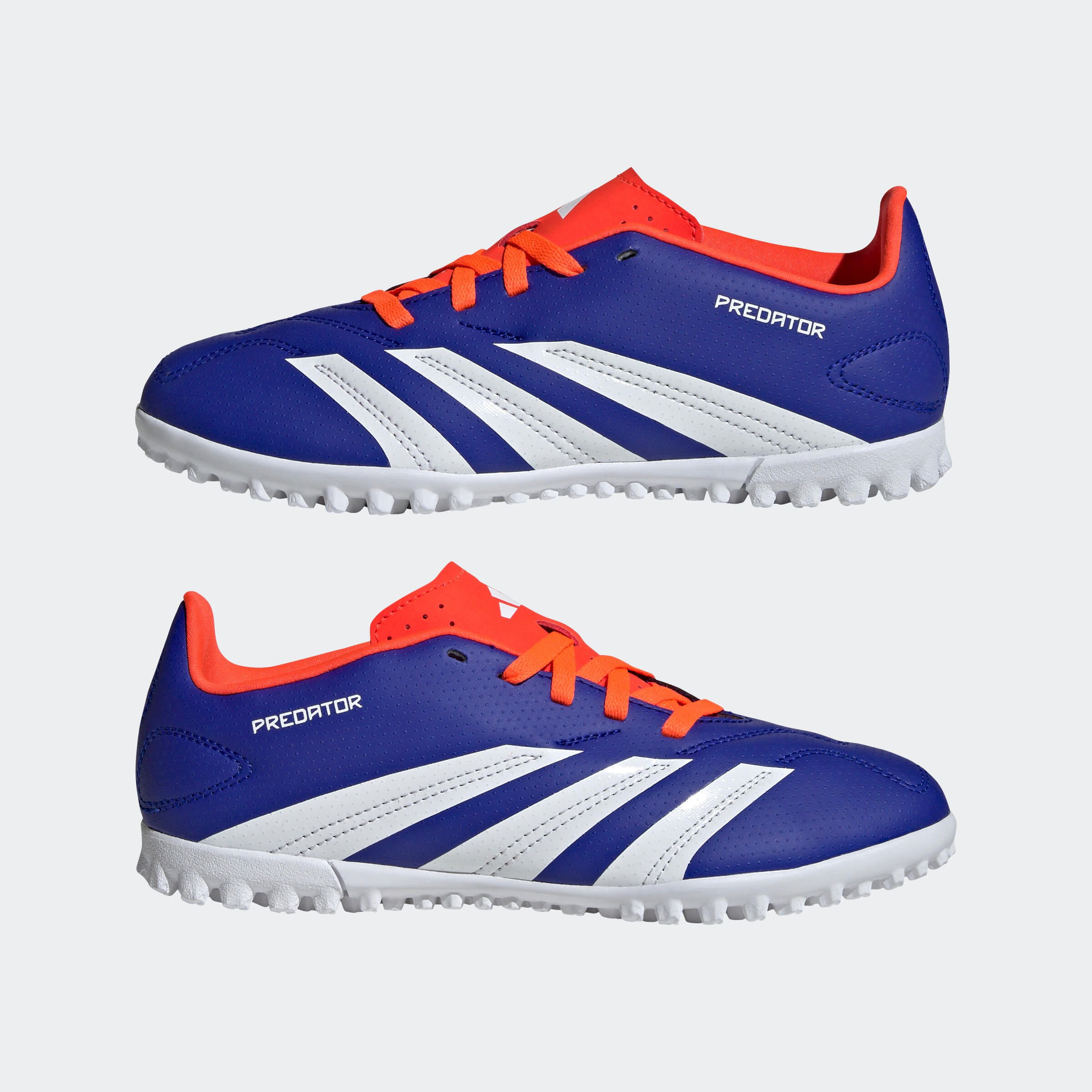 Scarpe calcetto bambino ADIDAS PREDATOR CLUB TURF blu ADIDAS DECATHLON
