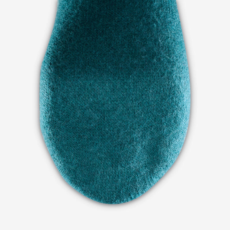 CHAUSSETTES DE SKI ET SNOWBOARD ENFANT 100 - MOTIFS BLEU