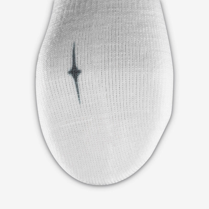 Chaussettes de ski chaudes enfant, 100 blanc