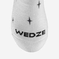 Chaussettes de ski chaudes enfant, 100 blanc