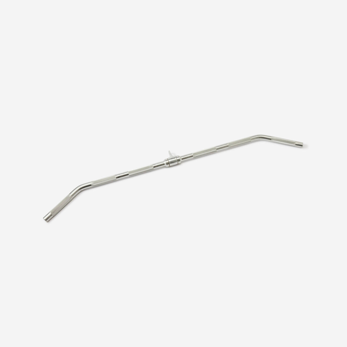 Weight Training Lat Pull Bar with Ridged Metal Coating