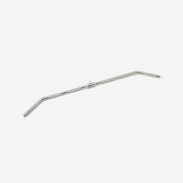 Barre de tirage de musculation latissimus et revêtement métal avec stries