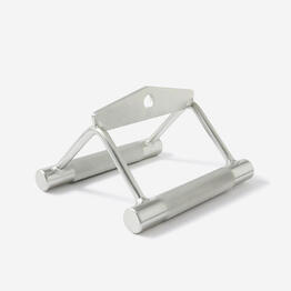 Triangle de tirage, musculation, revêtement métal avec stries