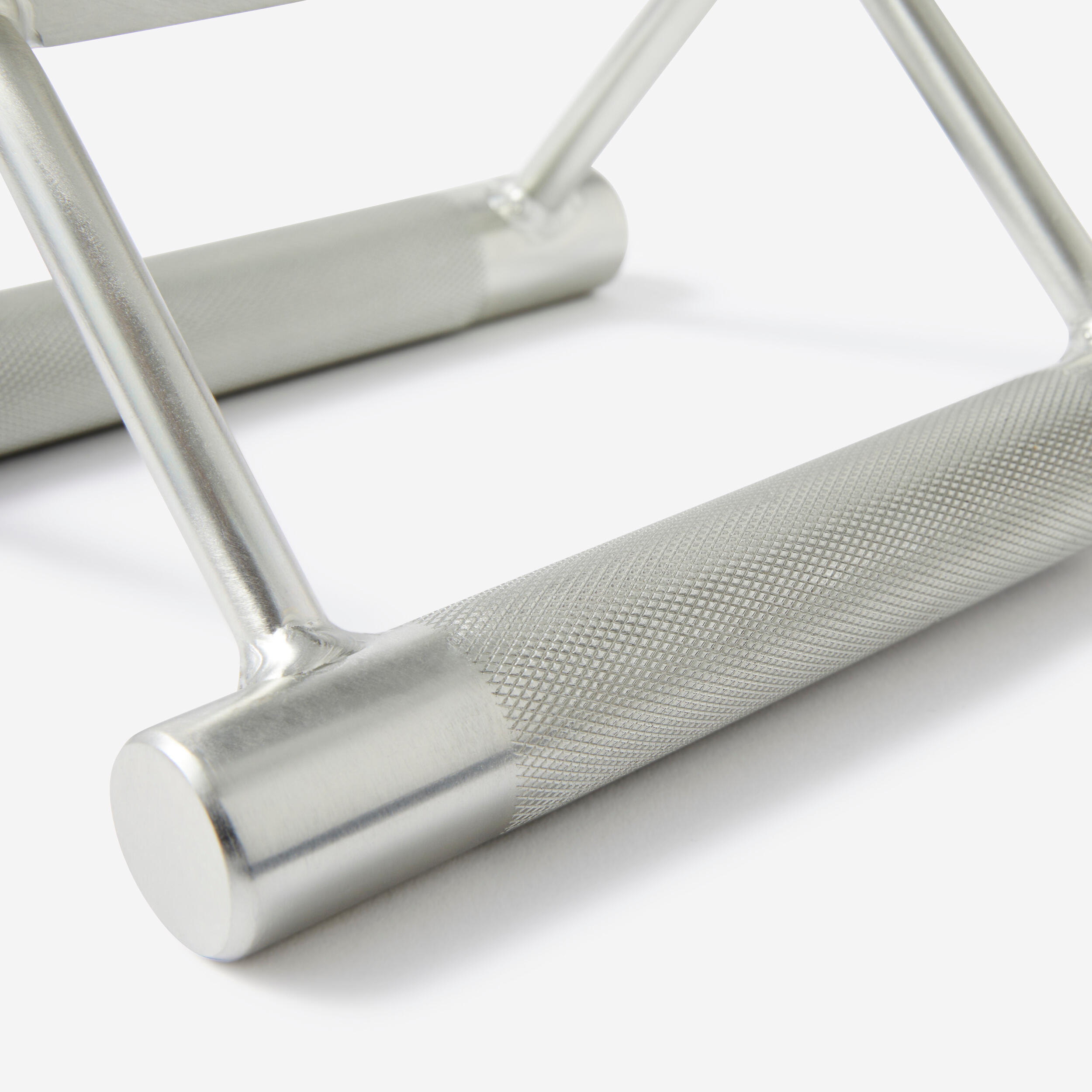 Weight Training Lat Pull Bar with Ridged Metal Coating