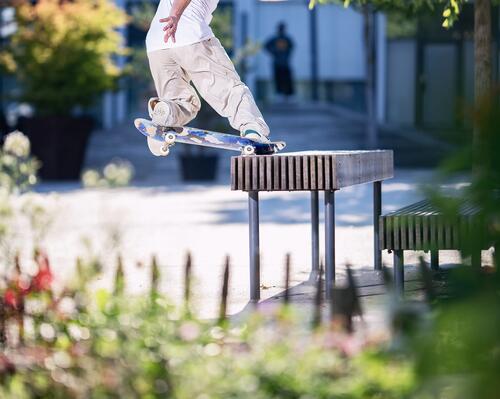 Skateboarding