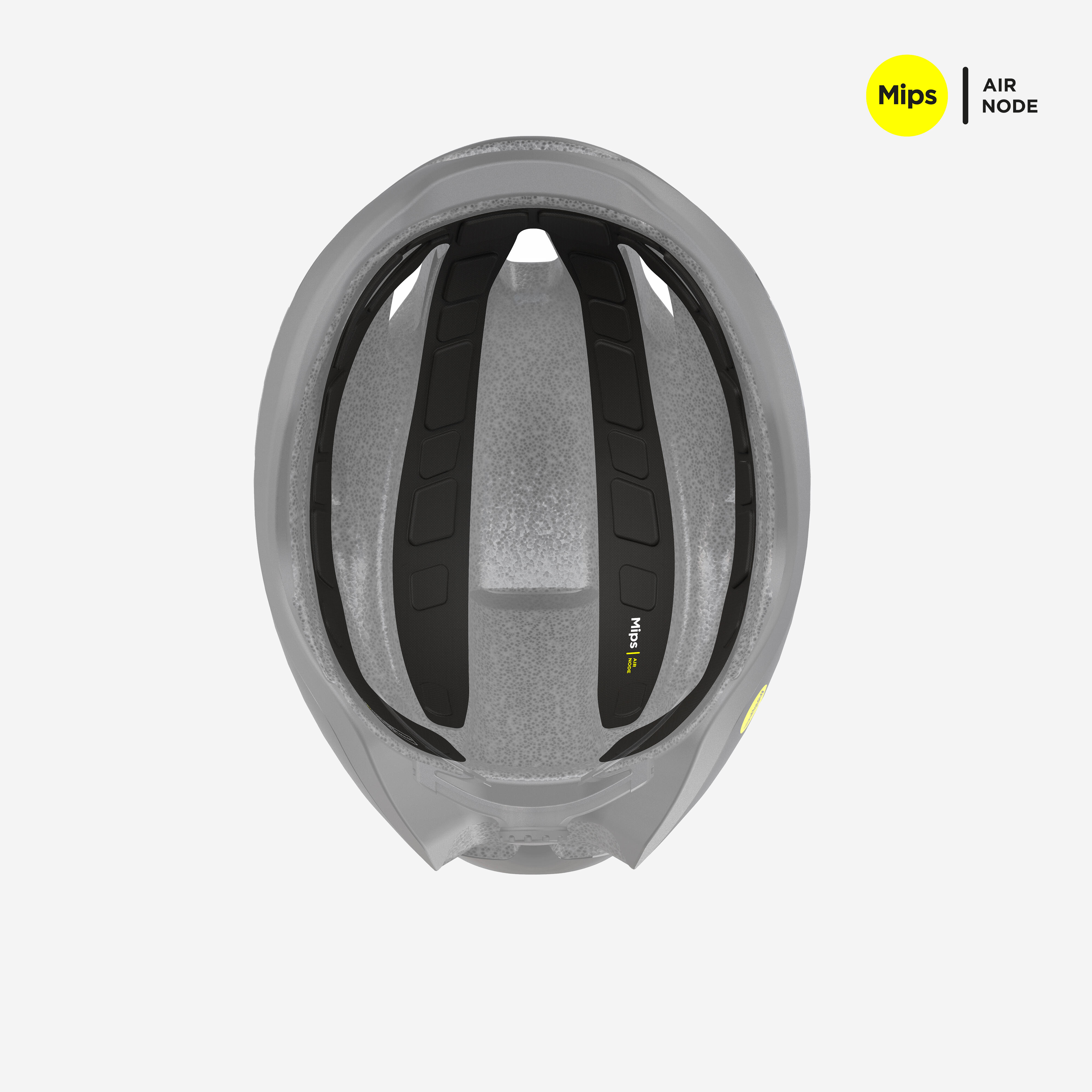 Road Bike Helmet Aero RCR-F MIPS Raw Dark Grey - VAN RYSEL