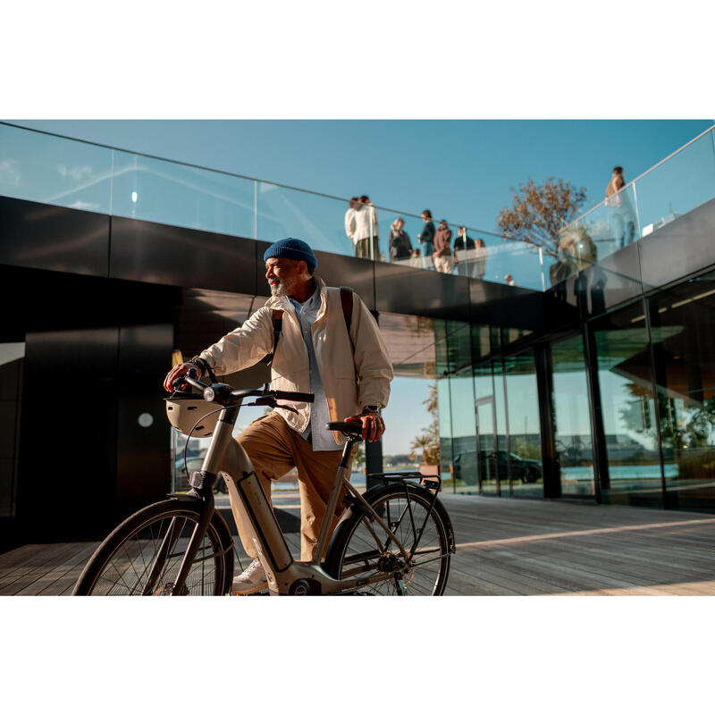 Elektrische stadsfiets automatische Owuru versnelling laag frame LD 940E connect