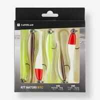 RIGGED SOFT LURES KIT NATORI SHD 105 / GRB 110 RTC