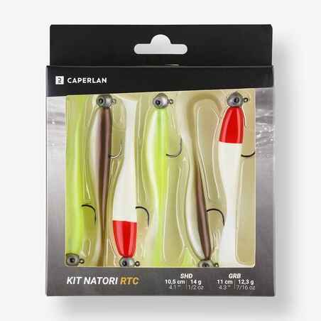 RIGGED SOFT LURES KIT NATORI SHD 105 / GRB 110 RTC