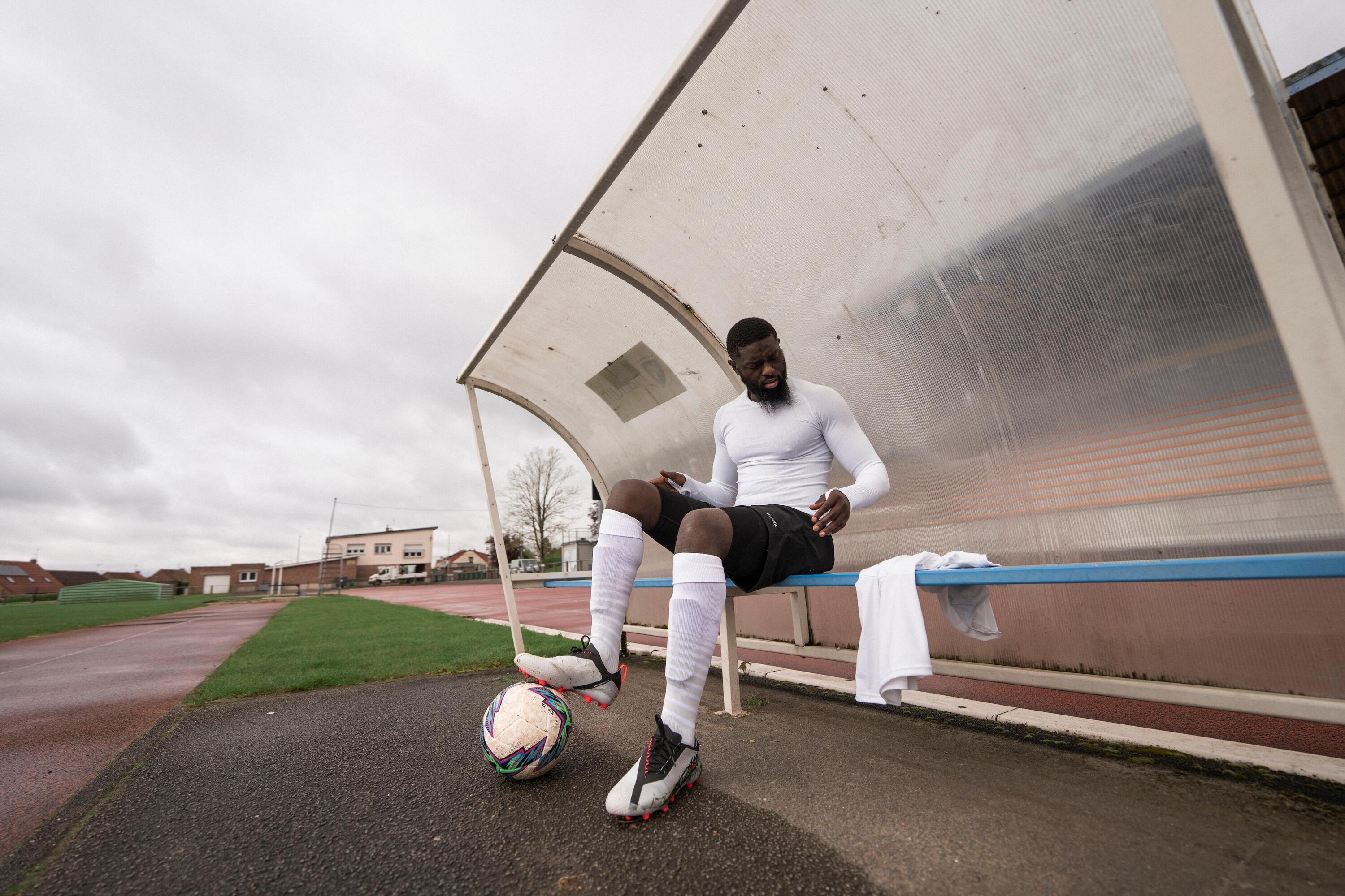 Sous-maillot de foot thermique sans-couture manches longues, Keepdry menthe 8/12