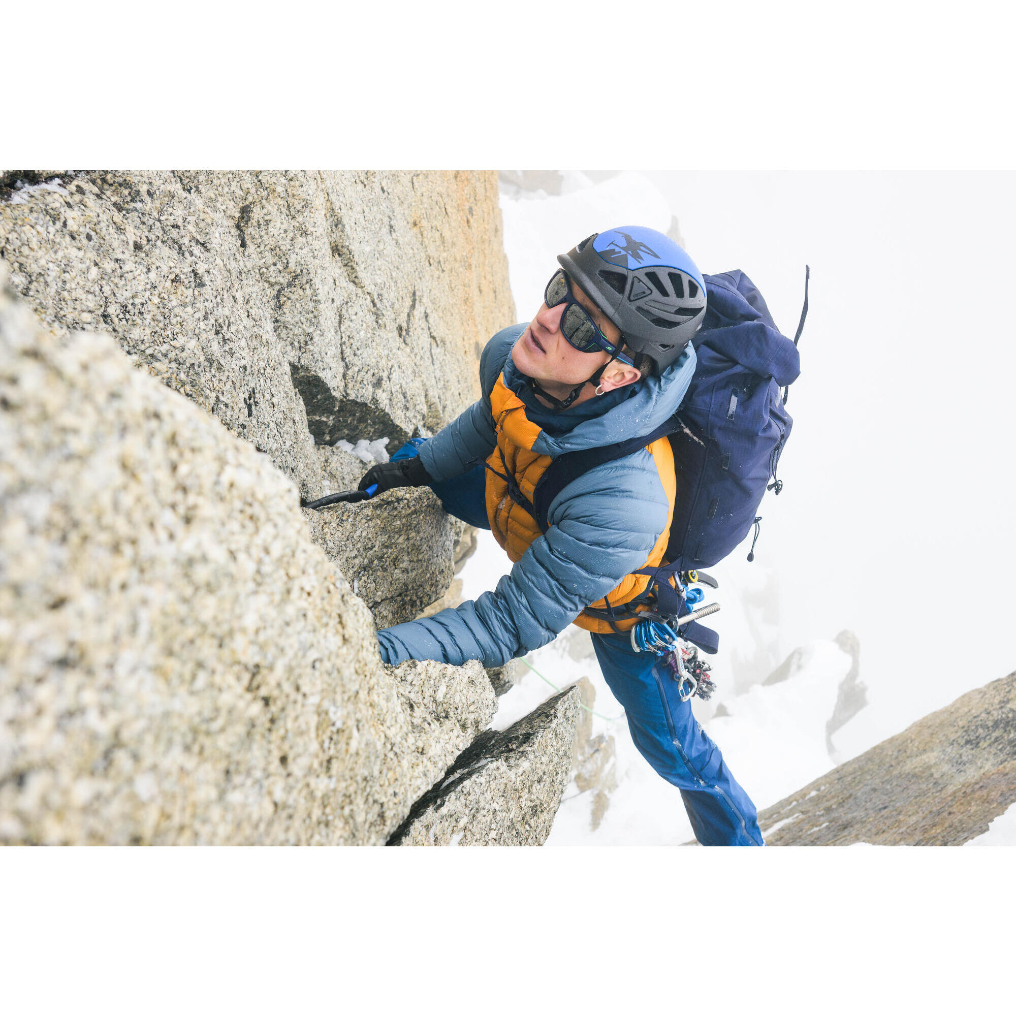 Pack of 5 light climbing and mountaineering quickdraws - ALPINISM 11 CM