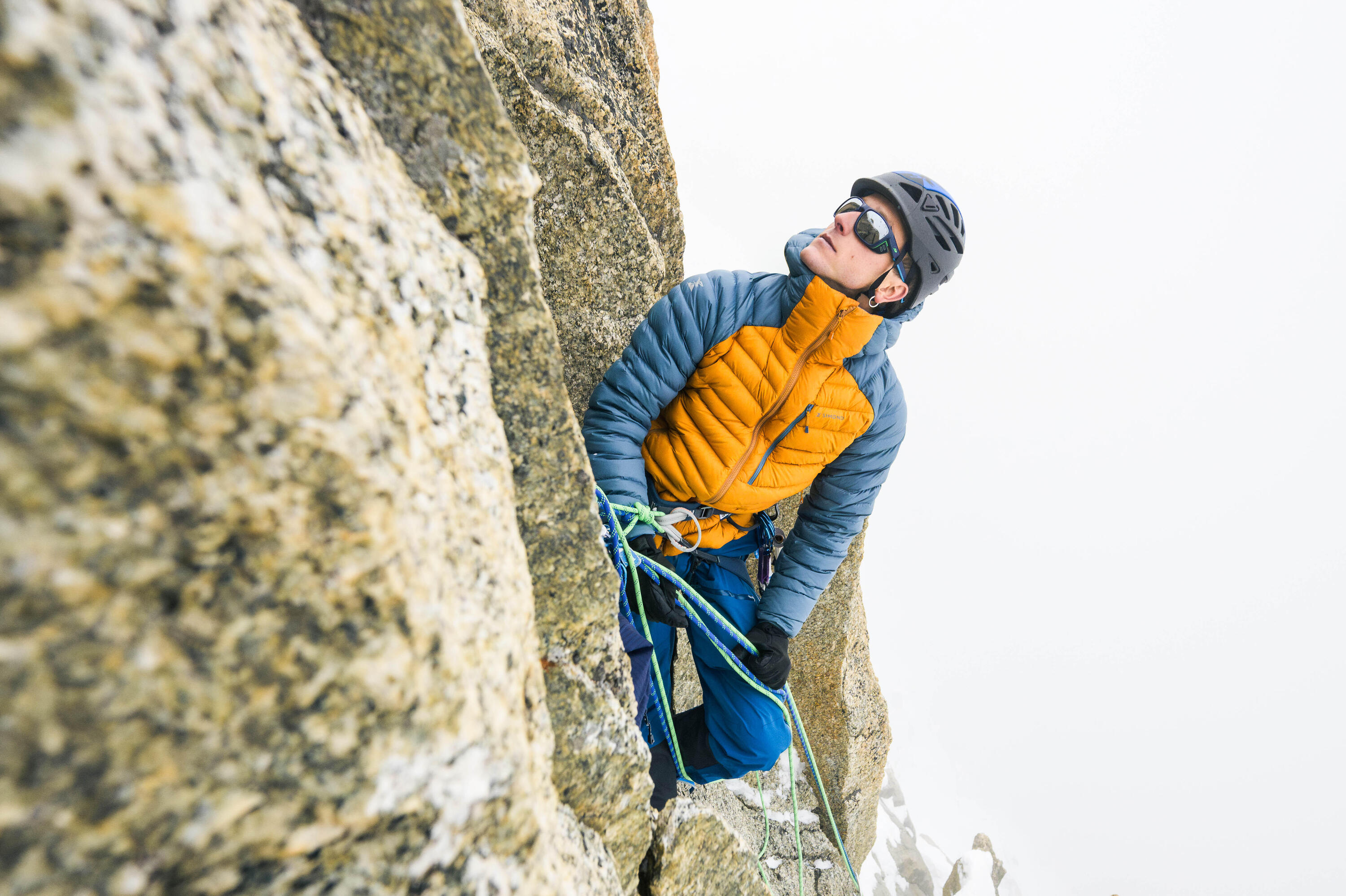 Surpantalon alpinisme ICE Homme - Bleu Turquoise foncée 16/17