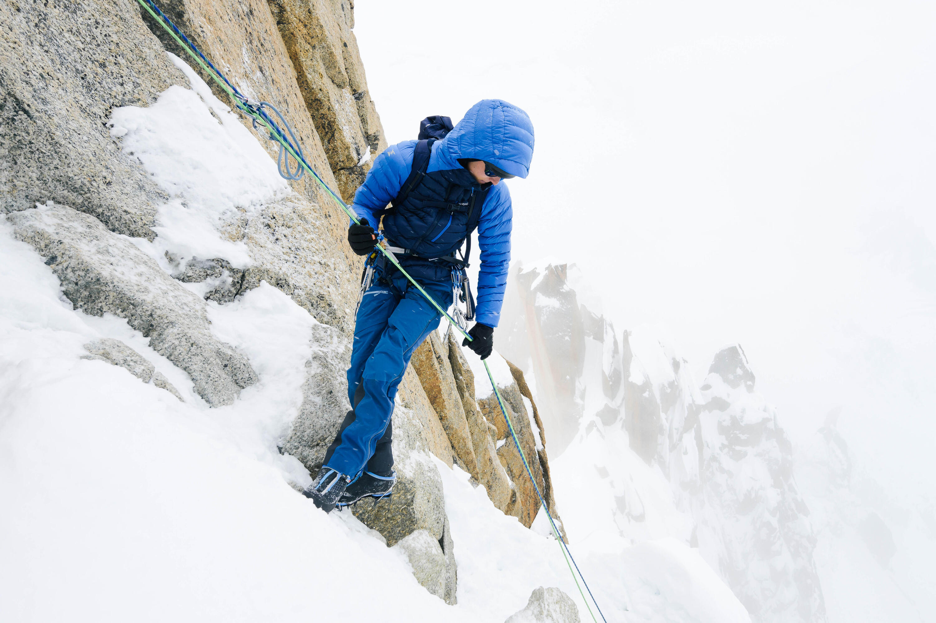 Surpantalon alpinisme ICE Homme - Bleu Turquoise foncée 2/17