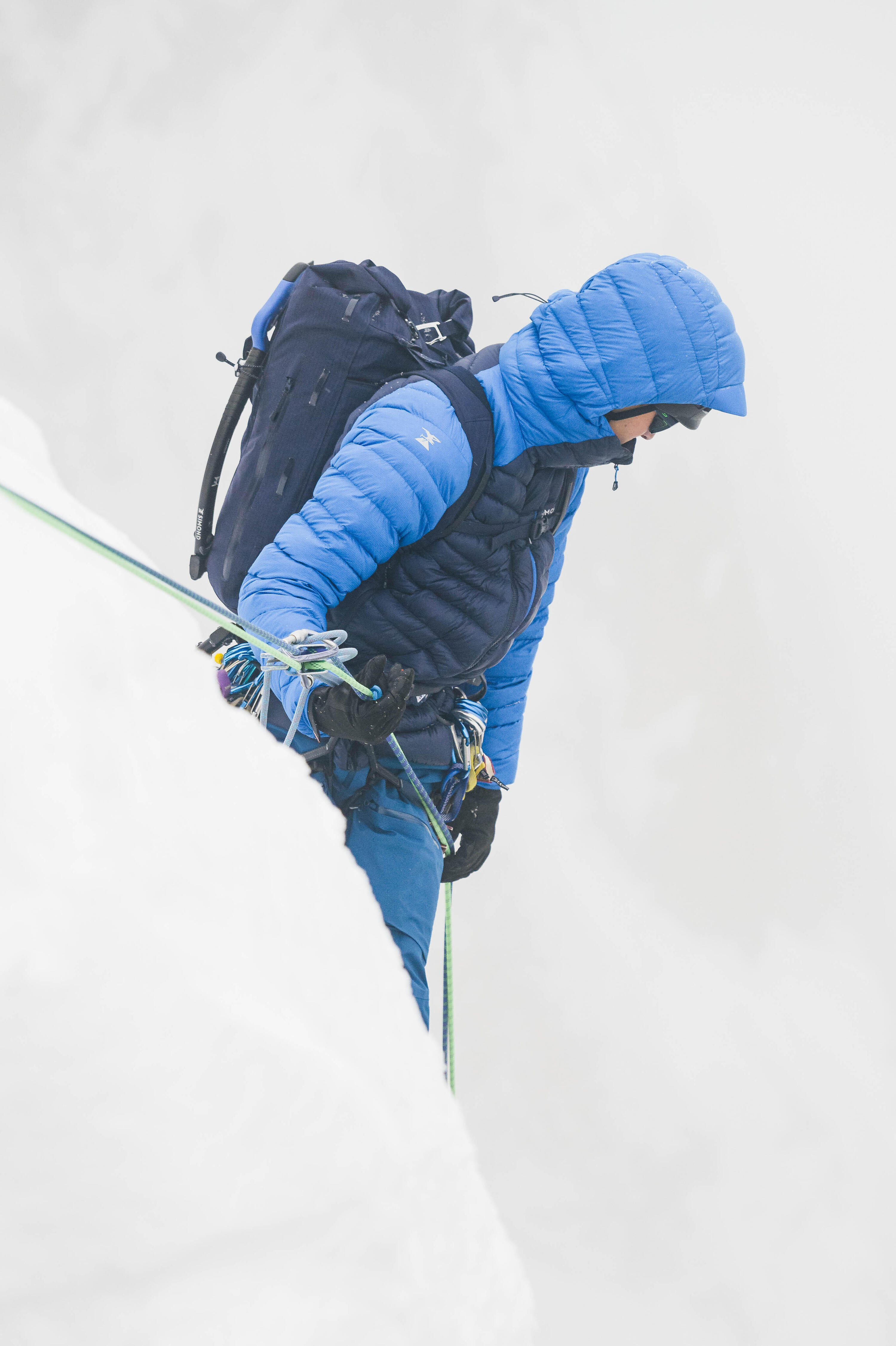 Daunenjacke Alpinism Herren Marineblau – Elektroblau 10/13