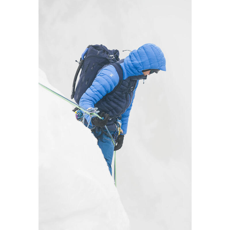 Sac à dos d'alpinisme imperméable 30 litres - ice 30 bleu