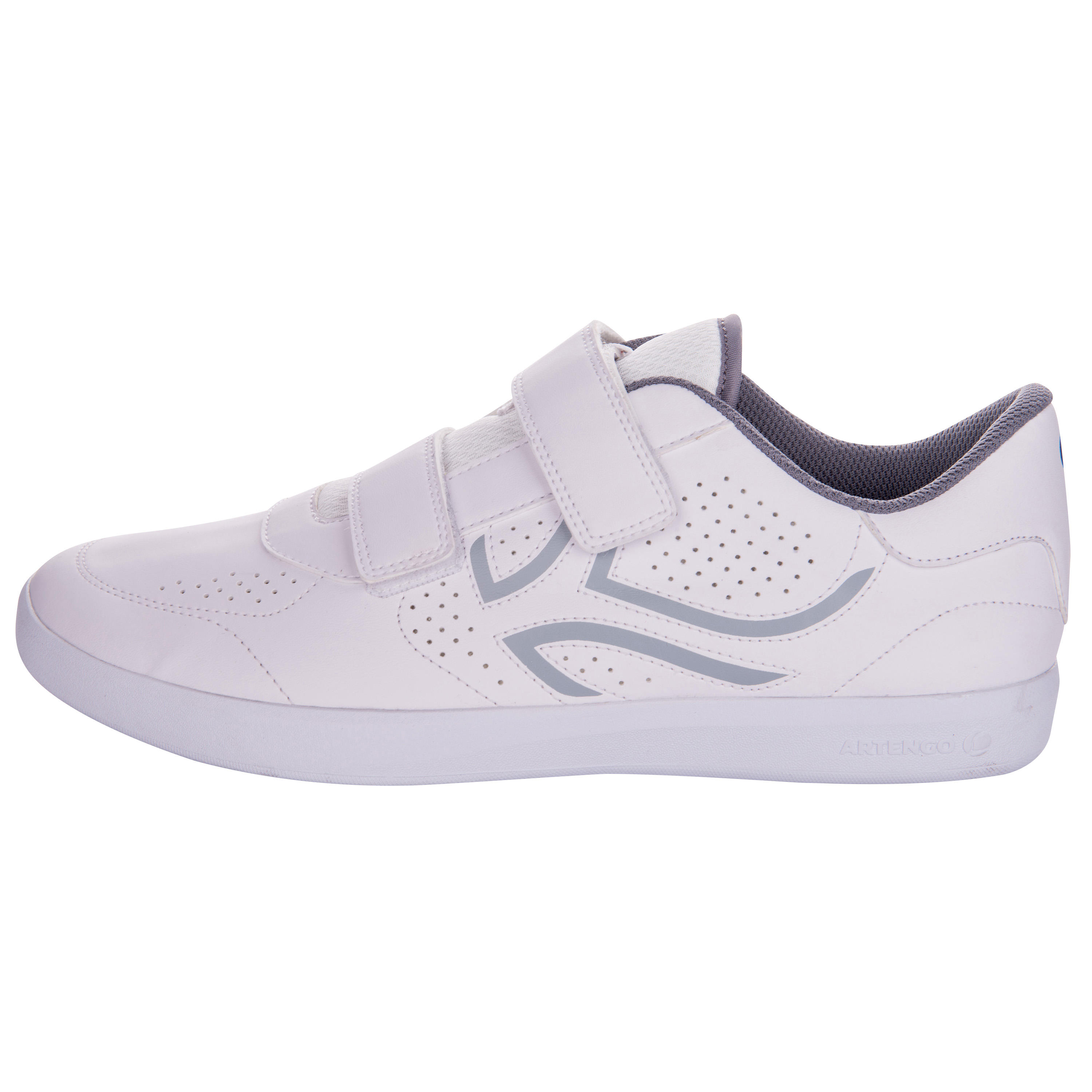 TS700 Tennis Shoes with Strap - White 4/15