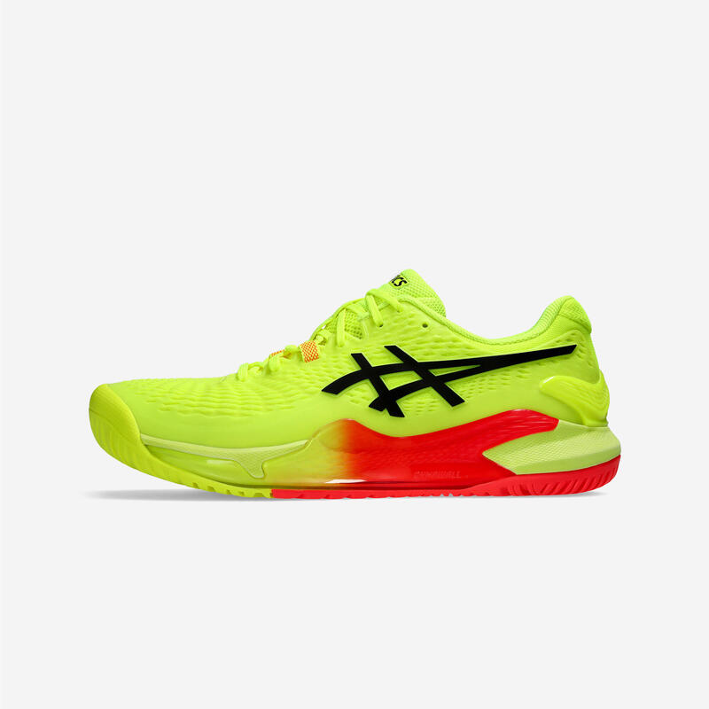 Zapatillas de tenis hombre multipista, asics gel resolution 9 parís amarillo