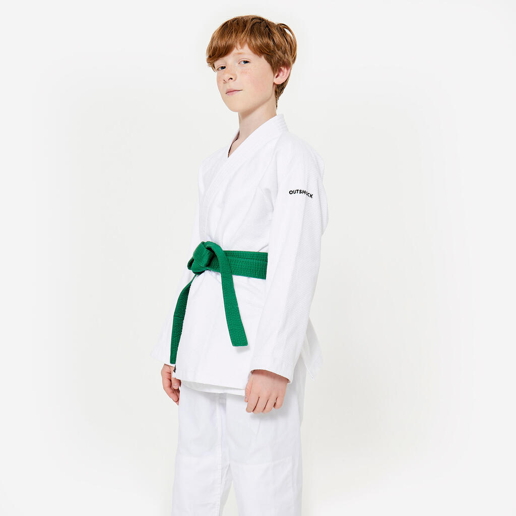 Detské kimono na džudo a aikido 350 gr/m² – biele