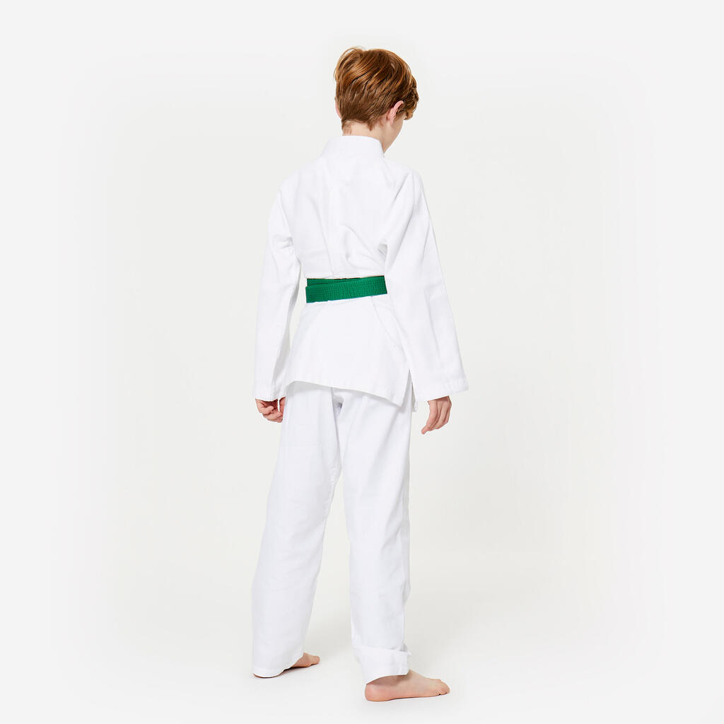 Detské kimono na džudo a aikido 350 gr/m² – biele