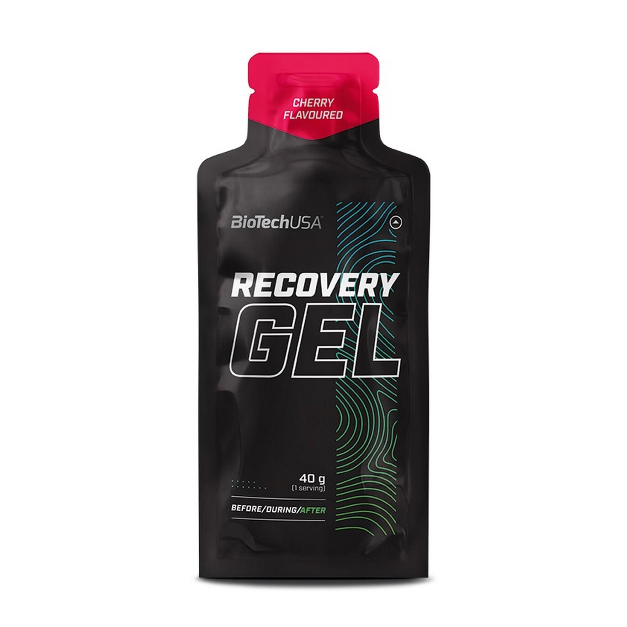 Étrendkiegészítők - Recovery Gel, cseresznye 40g Biotechusa akciós termékkép 1