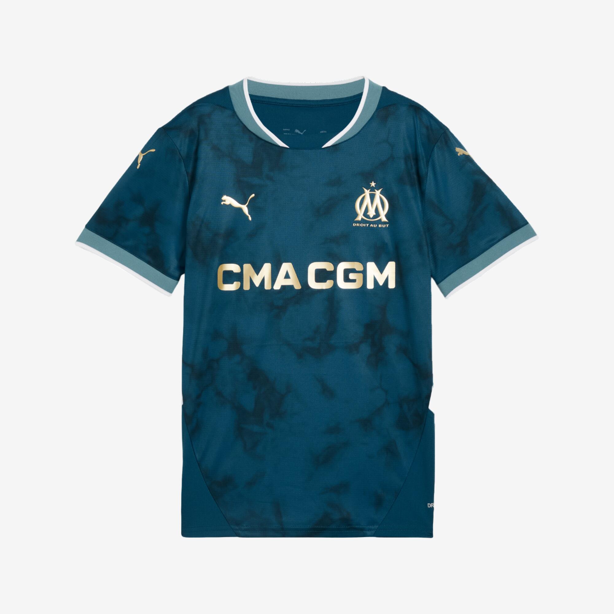 Tricou exterior Olympique de Marseille Sezon 24/25 Copii