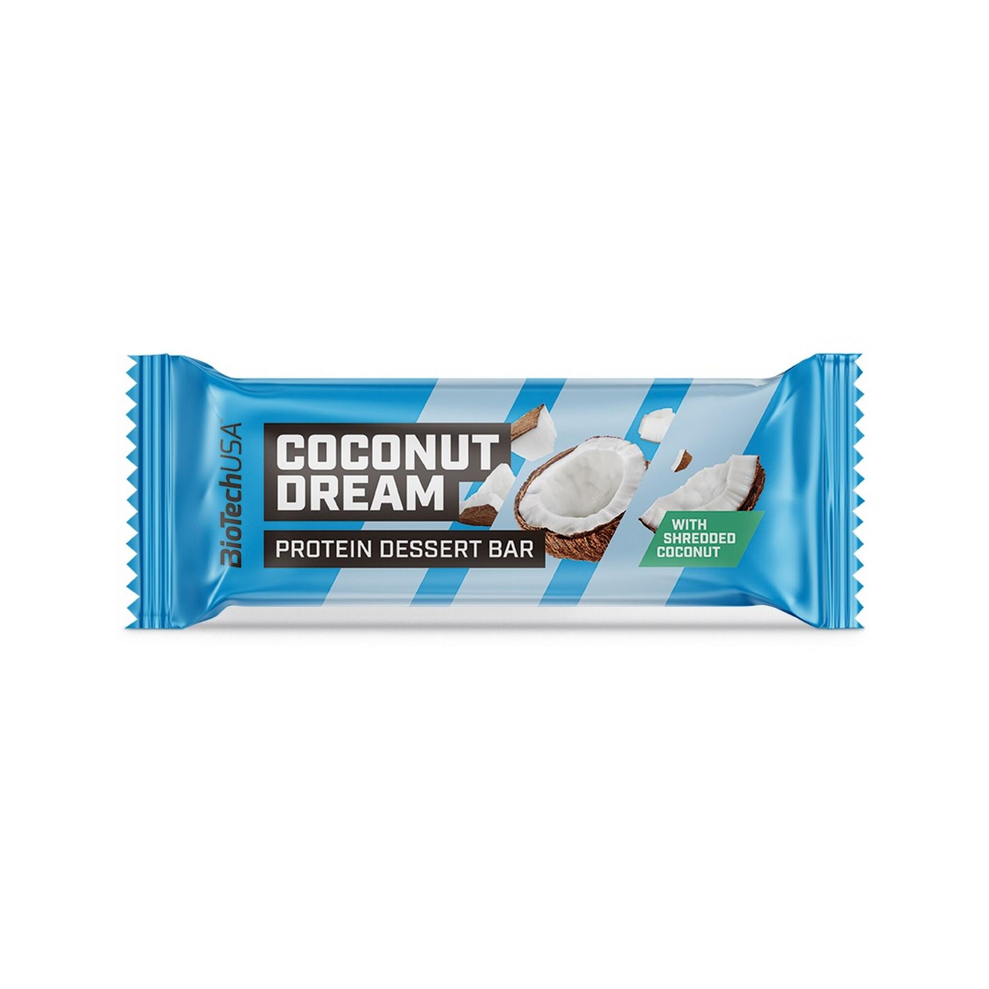 Fehérjeszelet - Protein Dessert Bar, 50g Biotechusa akciós termékkép 1