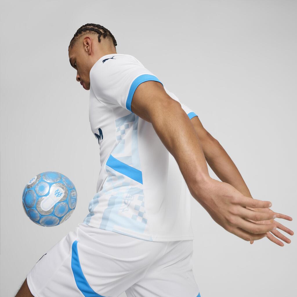 Majica kratkih rukava za nogomet Olympique Marseille Home 24/25 za odrasle 