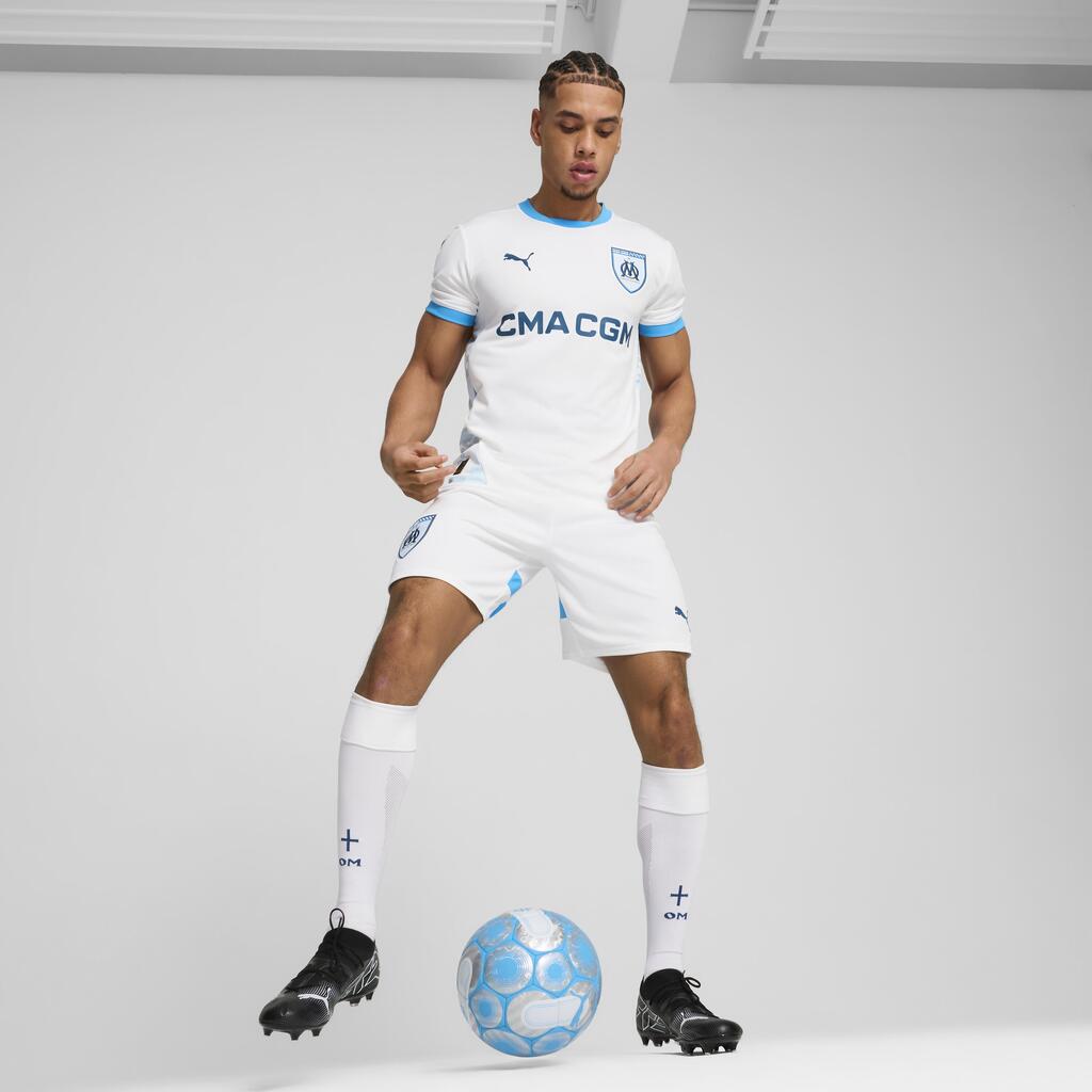 Majica kratkih rukava za nogomet Olympique Marseille Home 24/25 za odrasle 