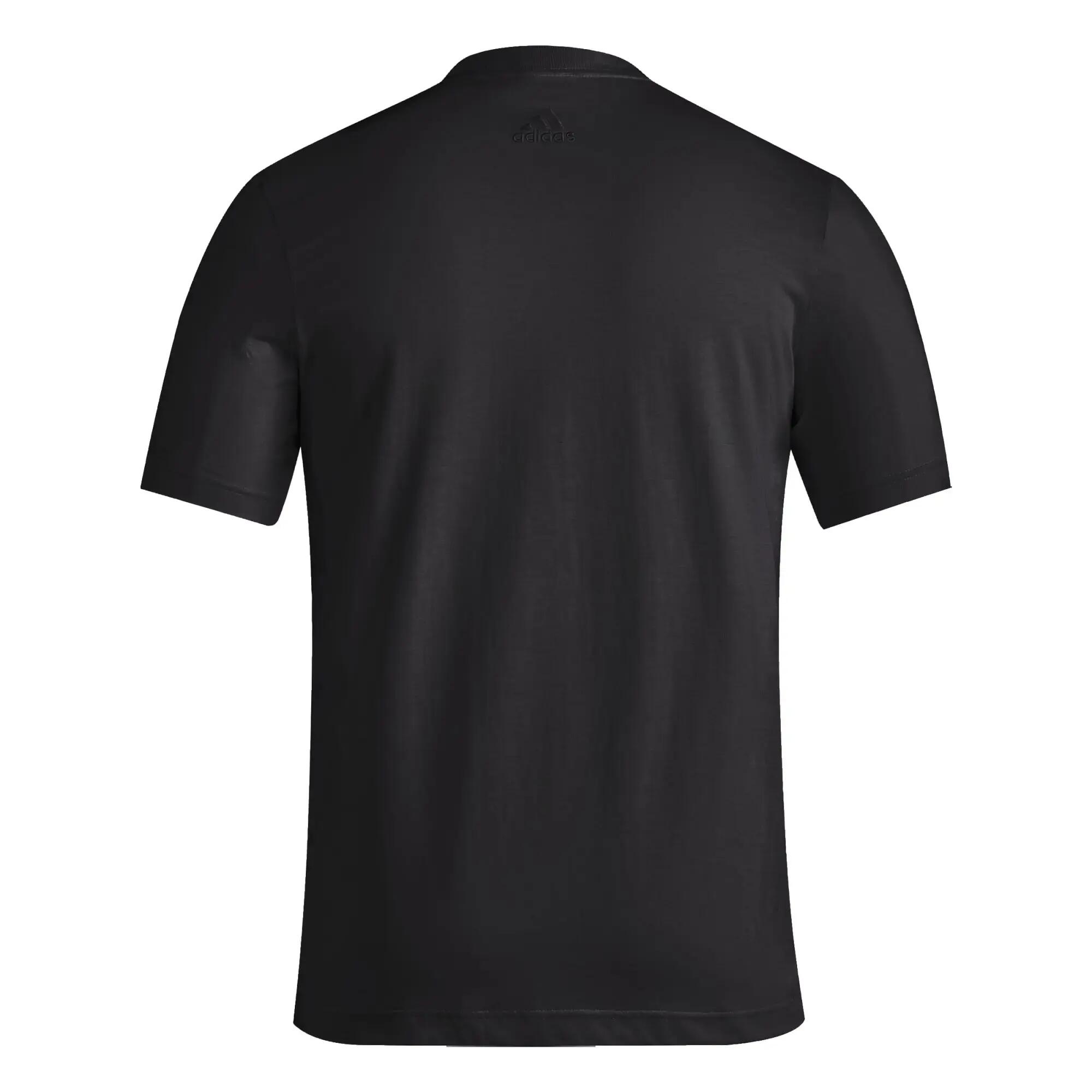 Camiseta manga corta de fitness para Hombre Adidas negro 4/4