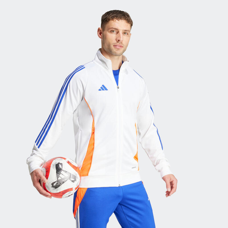 Felpa calcio uomo ADIDAS TIRO 24 bianca