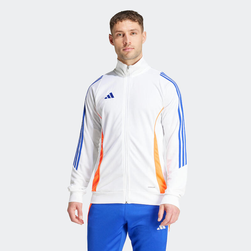 Felpa calcio uomo ADIDAS TIRO 24 bianca