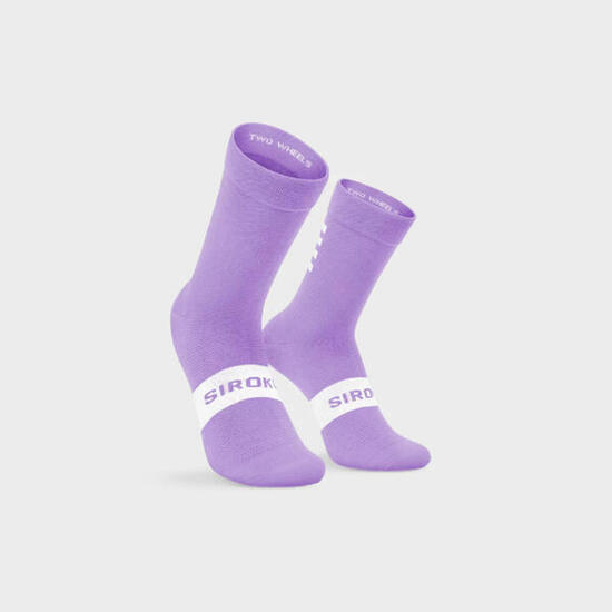 Calcetines ciclismo Siroko S1 Lilac Etna