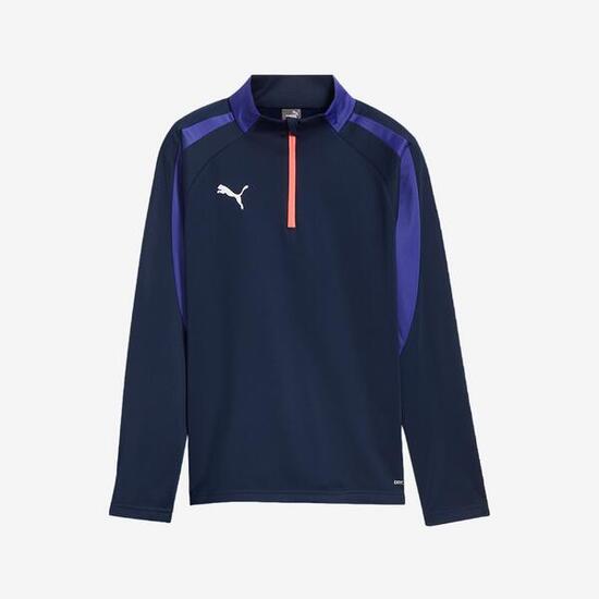 Haut d'entraînement puma IndivLiga 24 Enfant Bleu marine
