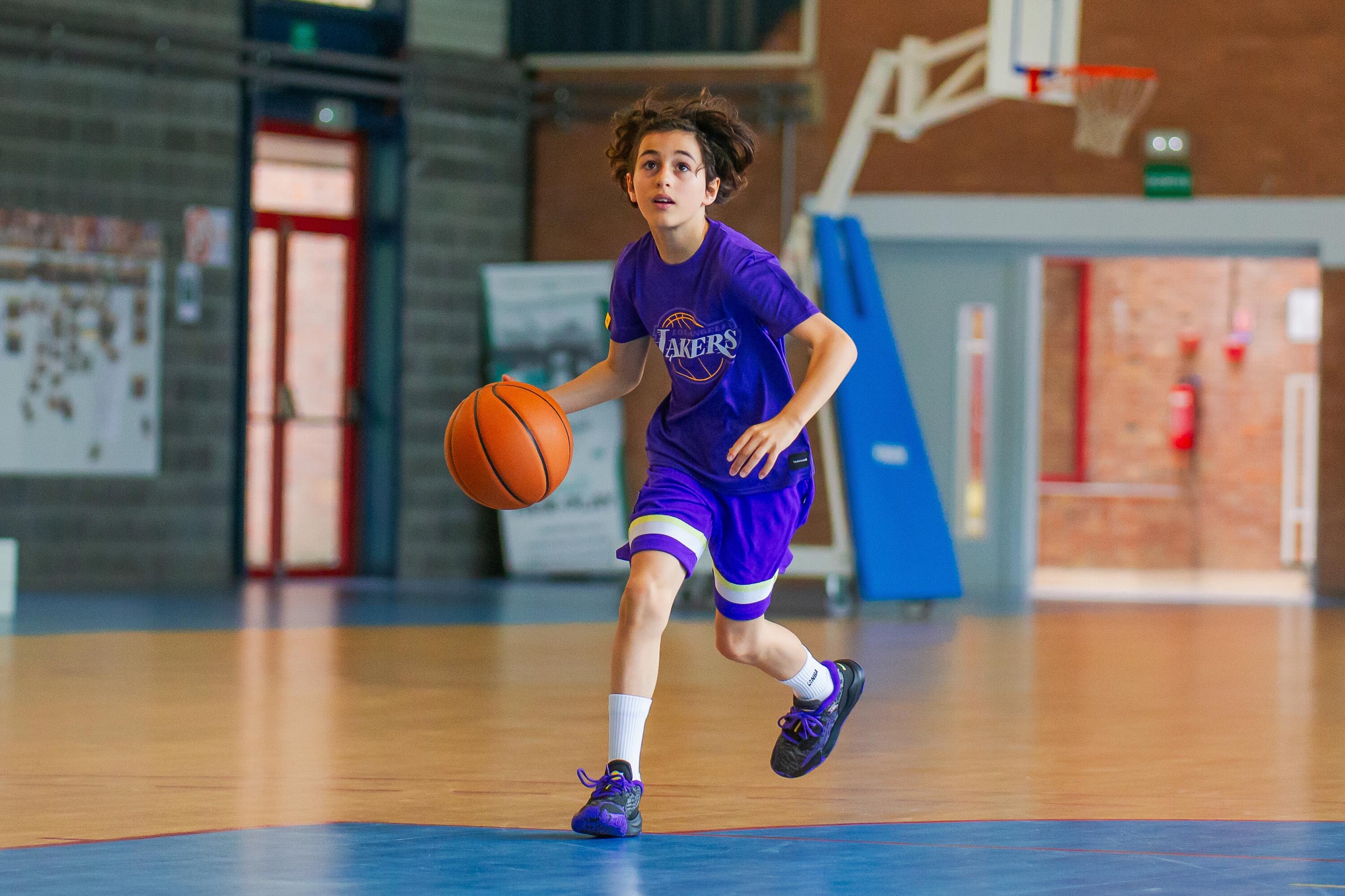 Kinder Basketball Shorts NBA Los Angeles Lakers - SH900 violett 7/7
