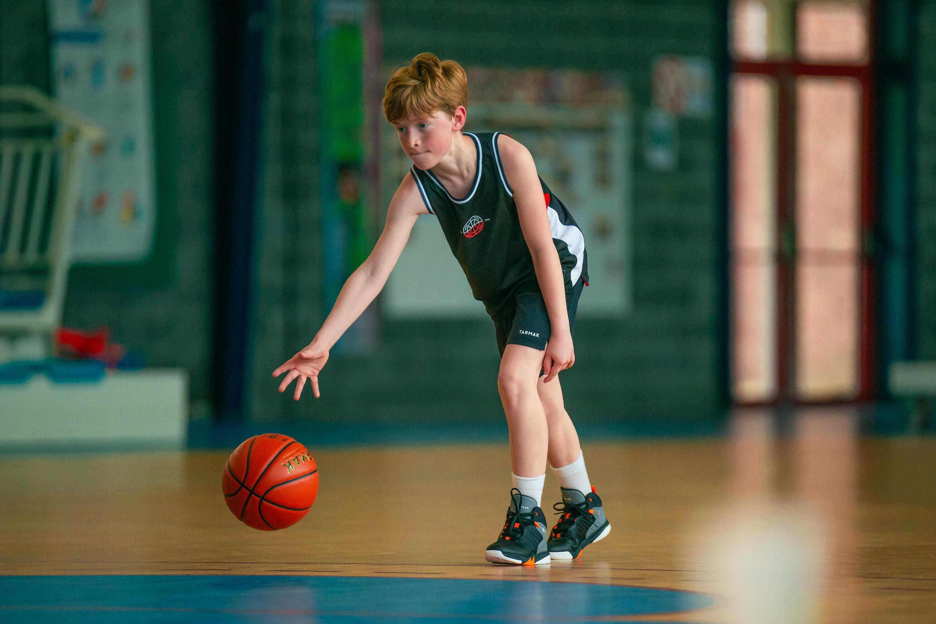 Kinder Basketball Shorts - SH500 schwarz 7/7