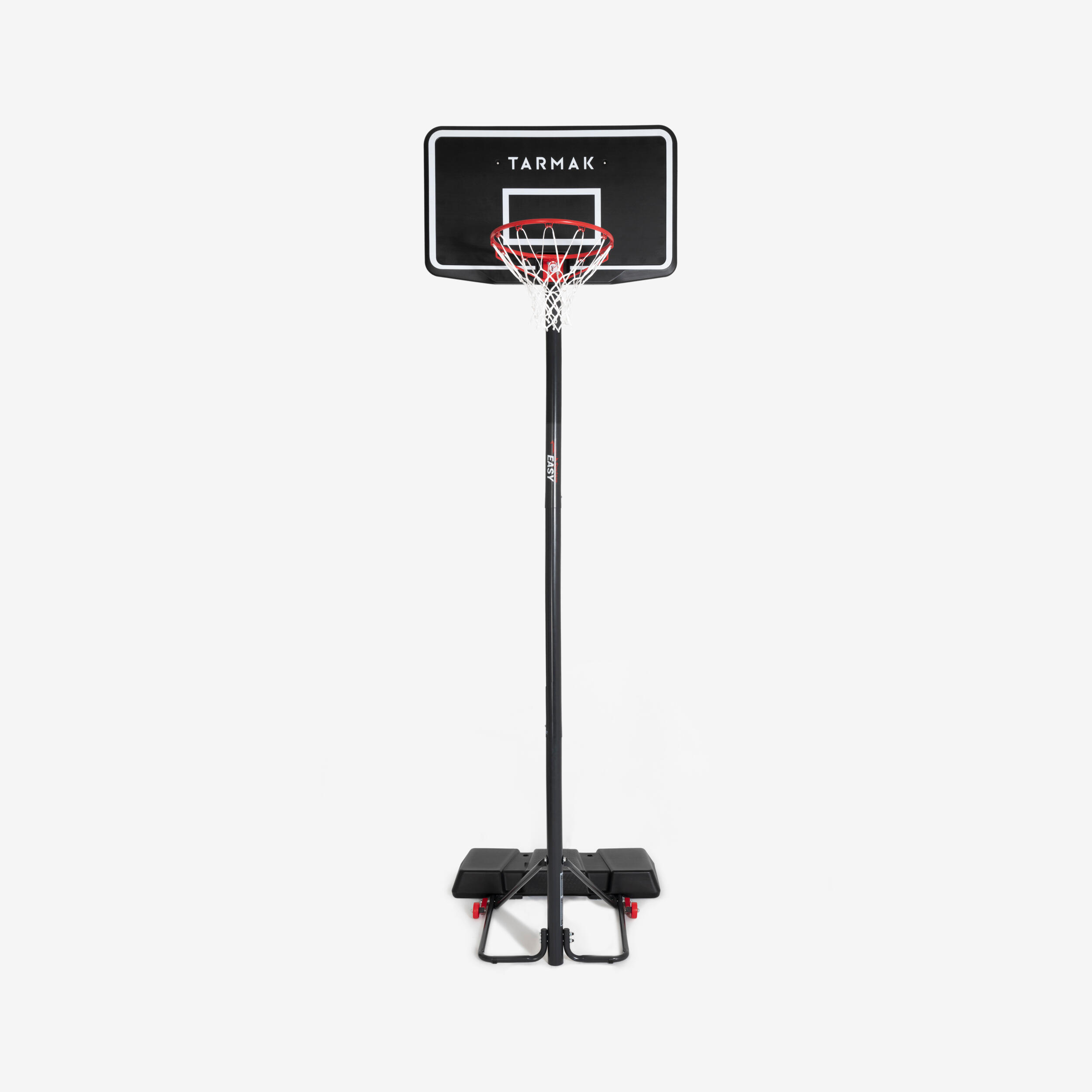 B100 Easy Kids'/Adult Basketball Basket2.4m to 3.05m tool-free adjustment.