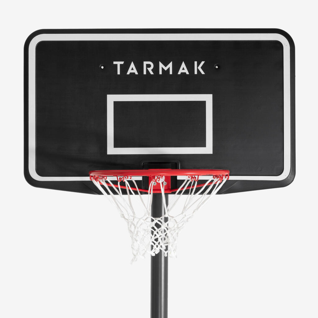 Panier de basket sur pied réglable de 2,20m à 3,05m - B100 Easy Noir