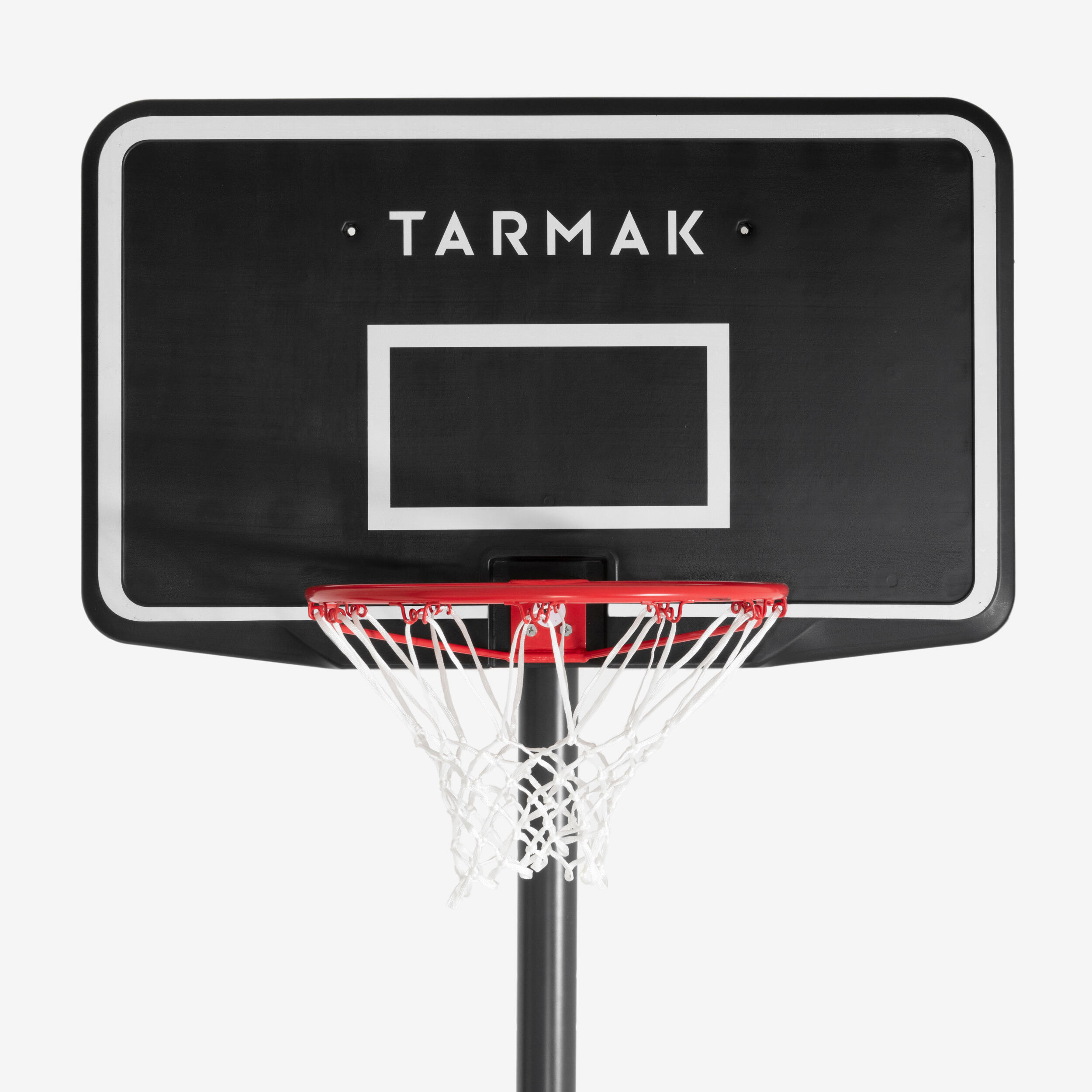 Panier de basket sur pied reglable a roulettes B 100 Easy noir Noir Tarmak Decathlon